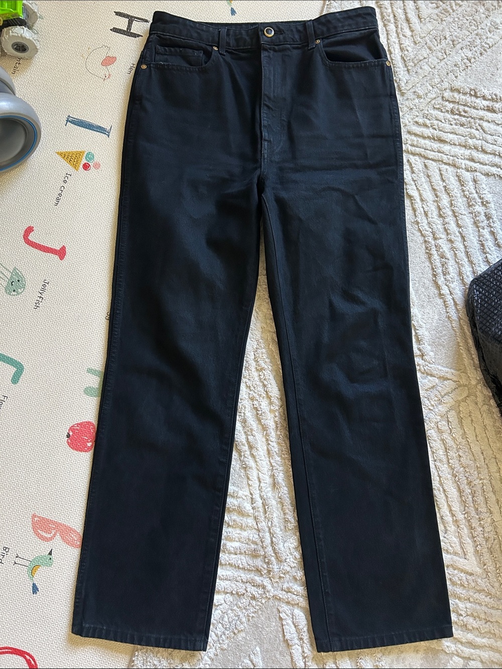 Khaite Abigail Black Jeans